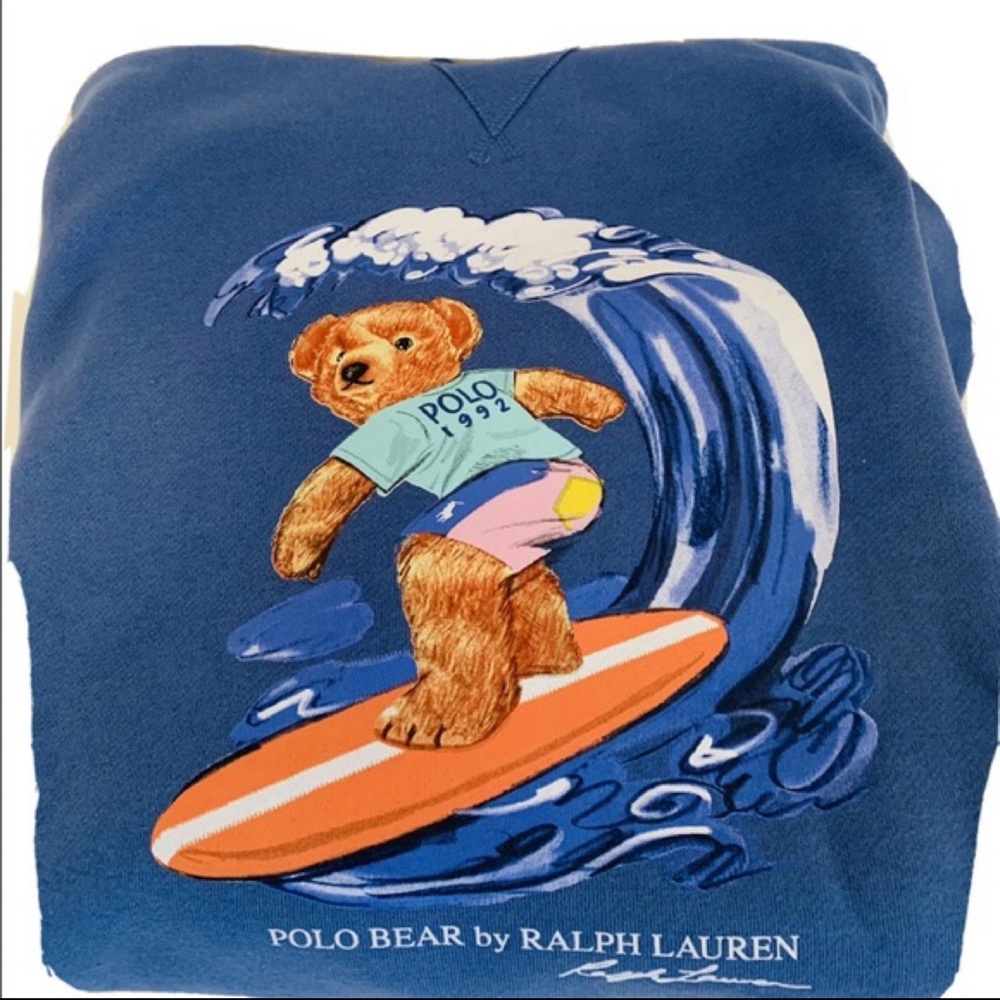 Polo Ralph Lauren Surfer Bear Fleece Hoodie
